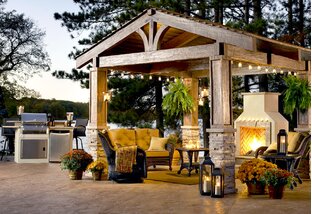 Fall-Ready Outdoor Living Room