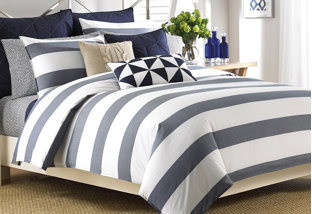 Buy Bedroom Style Blend: Stripes & Solids!