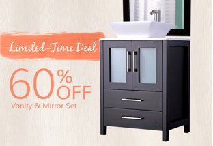 Buy Vanity & Mirror Set by MTD Vanities!