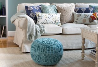 Cobalt Corner: Blue & White Living Room