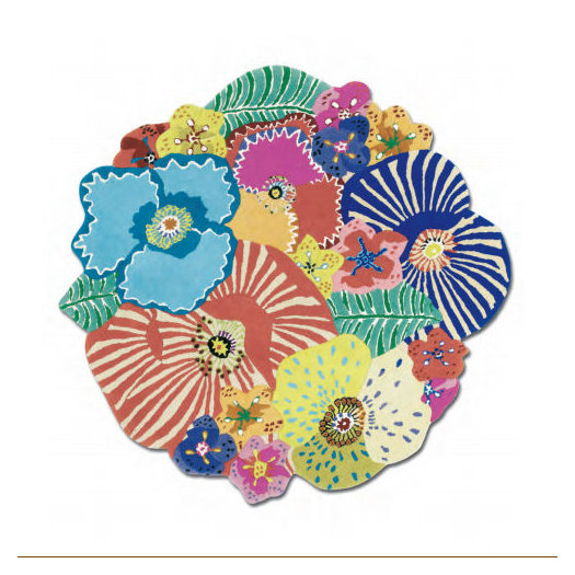 Missoni Home Oxley Round Muti Floral Rug AllModern