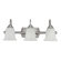 Capital Lighting 25" Three Light Bath Vanity in Matte Nickel