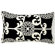 Jiti Pillows Floret Cotton Pillow in Black