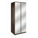 Urbane Designs Hadlee Bedroom 2 Door Mirrored Wardrobe