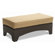 Sunset West Santa Barbara Ottoman with Cushion