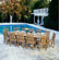 Kingsley Bate Essex Oval Extension Table 122"