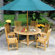 Kingsley Bate Essex 60" Teak Dining Table