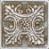 Daltile Metal Signatures Floral Dot 2" x 2" Decorative Tile in Aged Iron