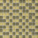 Daltile Glass Reflections 11 1/2" x 15 1/2" Glossy Random Interlocking Accent Blend in Wheat Field