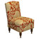 Skyline Furniture Athens Bittersweet Fabric Slipper Chair