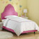 Skyline Furniture High Arc Micro-Suede Upholstered Bed