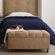 Skyline Furniture Micro-Suede Bedroom Storage Ottoman