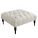 Skyline Furniture Tufted Fabric Cocktail Ottoman