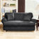 Sure-Fit Stretch Leather Two Piece Sofa T-Cushion Slipcover