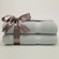 Linum Home Textiles Luxury Hotel & Spa Collection Herringbone Weave 100% Turkish Cotton Bath Towels (Set of 2)