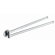 Moda Collection One Double Swivel Towel Bar in Chrome