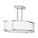 ILEX Lighting Hatbox 16" Oval Drum Pendant with Double Stem