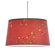 ILEX Lighting Jewel Drum Pendant with White Cord