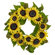 Nearly Natural 22" Sunflower Wreath