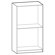 Ironwood Open Music Storage: 2 Equal Compartments