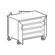 Ironwood 4000 Series Double Sided Tote Tray Mobile Cabinet