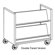 Ironwood Vision Series Double Faced Book Truck