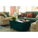 Villa Home Illusion Basic Elements Pillow in Aqua