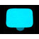 Hot Knobs Glow In The Dark Aqua Glow Knob