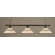 Toltec Lighting 3 Light Square Kitchen Island Pendant