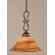 Toltec Lighting Swan 1 Light Mini Pendant