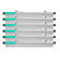 Adir Corp 18" Blueprint File Hanging Clamps (Pack of 6)