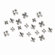 Umbra Wall Flower in Chrome (Set of 20)