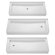 Dreamline Infinity Plus Sliding  Shower Enclosure with  Right Drain Amazon Base and Backwall