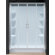 Dreamline Visions Sliding Shower Door with Amazon Base and BackWall Kit (Right Drain)