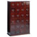 Leslie Dame Enterprises Library Style 24 Drawer Multimedia Cabinet