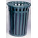 Witt Stadium Series SMB Round 36 Gallon Receptacle with Dome Top Lid