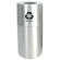 Witt 35 Gallon Aluminum Series Recycling in Satin Clear Coat