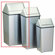 Witt Metal Series Wastewatchers 36 Gallon Stainless Steel Swing Top Receptacle