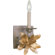 Flambeau Lighting One Light Simone Wall Sconce in Gun Metal