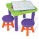 Grow 'n Up Crayola Sit 'n Draw Play Kids' 3 Piece Table and Stool Set