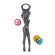Design Toscano Las Vegas Showgirl Cast Iron Bottle Opener