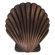 Whitehaus Collection Cabinetry Hardware Solid Brass Seashell Shaped Knob