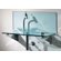 Whitehaus Collection New Generation Transparent Glass L-Shaped Top System with Glass Basin