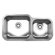 Whitehaus Collection Noah's Chefhaus 33.5" Double Bowl Undermount Kitchen Sink