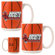 Great American Products NBA Gameball Coffee Mug (Set of 2)
