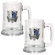Great American Products NBA 15oz Glass Tankard 2 Piece Set - Primary Logo