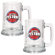 Great American Products NBA 15oz Glass Tankard 2 Piece Set - Primary Logo