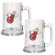 Great American Products NBA 15oz Glass Tankard 2 Piece Set - Primary Logo