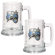 Great American Products NBA 15oz Glass Tankard 2 Piece Set - Primary Logo