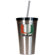 Great American Products NCAA 16oz Stainless Steel Insulated Tumbler with Straw